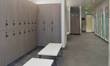 Locker Rooms at Villa Sport Fitness