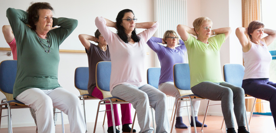 SilverSneakers Chair Yoga at Villa Sport